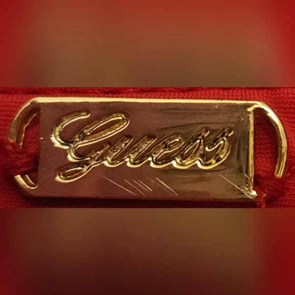 GUESS RED BEADED BIKINI SET - Picture 6 of 6